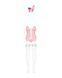 Еротичний костюм зайчика Obsessive Bunny suit 4 pcs costume pink S/M, рожевий, топ з підв&rsquo;язками, тр SO7254 фото 5