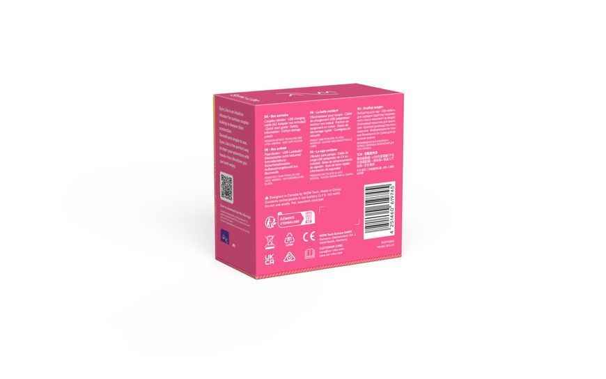 Смарт-вібратор We-Vibe Sync Lite Pink SO8766 фото