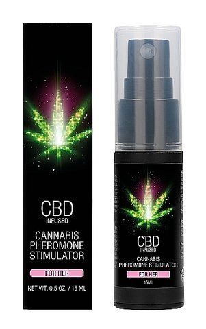 Духи з феромонами для жінок Shots-CBD Cannabis Pheromone Stimulator For Her , 15 ml PHA209 фото