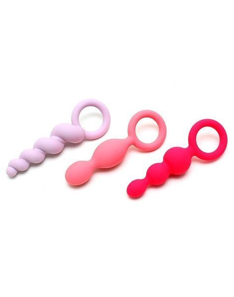 Набір анальних іграшок Satisfyer Plugs (set of 3) - Booty Call SO2324 фото