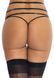Пояс для панчіх Leg Avenue Rhinestone garterbelt Black One Size SO9145 фото 2
