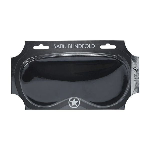 Маска на очі - Ouch! Satin Blindfold Black 60360028136 фото