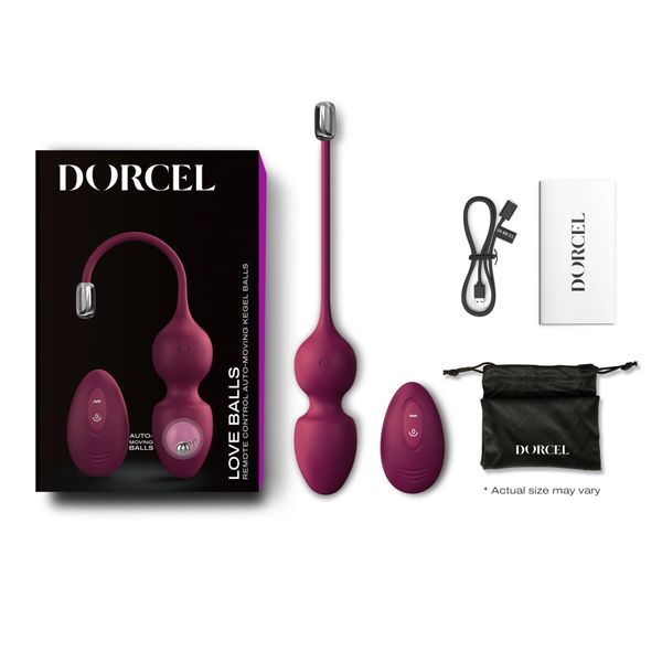 Вагінальні кульки Dorcel LOVE BALLS PLUM SO7388 фото