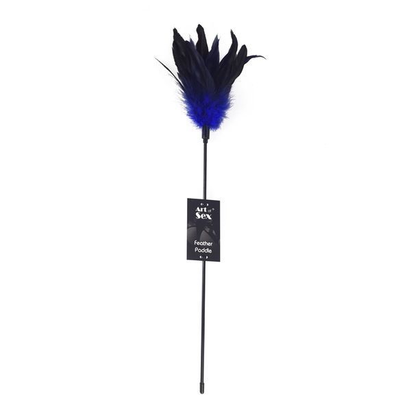 Лоскітка синя Art of Sex - Feather Paddle SO6612 фото