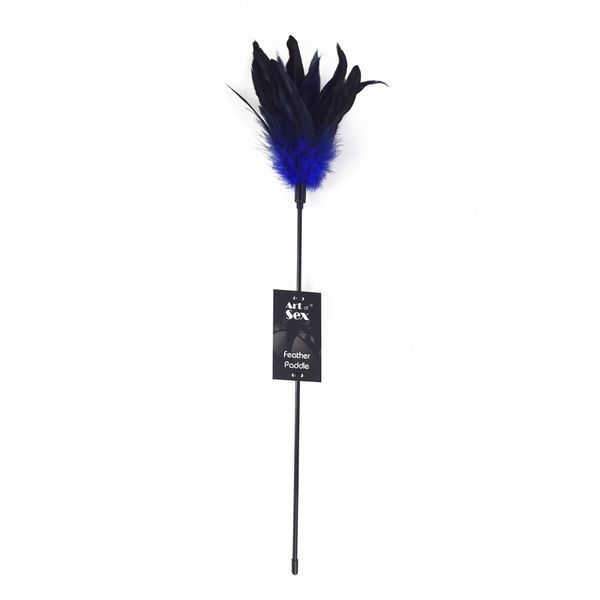 Лоскітка синя Art of Sex - Feather Paddle SO6612 фото