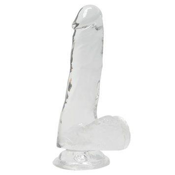 Прозорий фалоімітатор Alive Jelly Dildo Pepito SO3982 фото