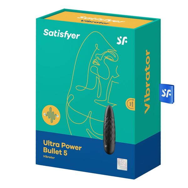 Мінівібратор Satisfyer Ultra Power Bullet 5 Black SO5431 фото