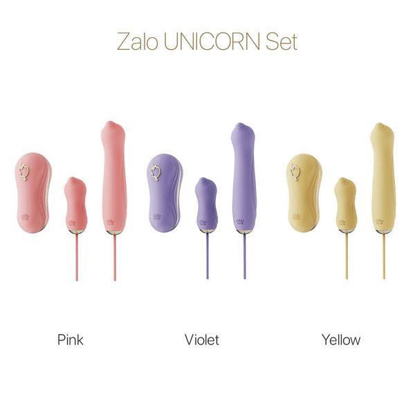 Набір 3в1 Zalo — UNICORN Set Yellow SO6689 фото