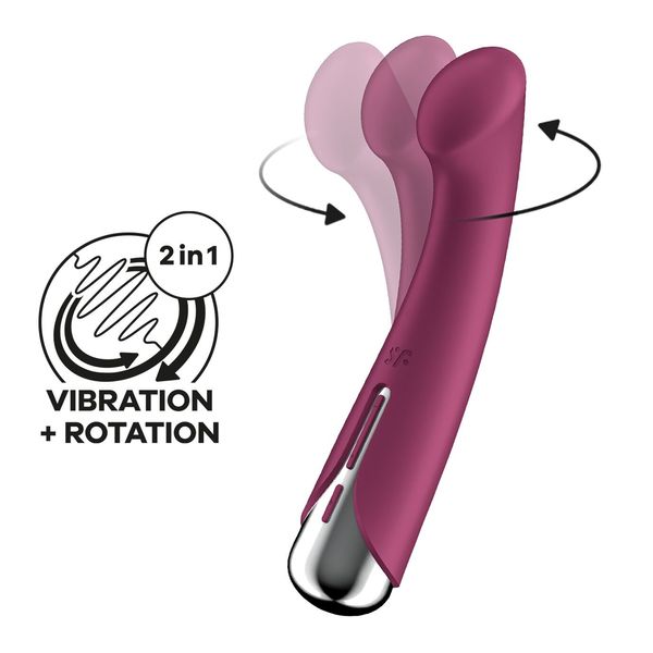 Вібратор Satisfyer Spinning G-Spot 1 Red SX0555 фото