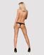 Мереживні танги з доступом Obsessive 828-THC-1 crotchless thong S/M, чорні SO7173 фото 4