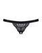 Мереживні танги з доступом Obsessive 828-THC-1 crotchless thong S/M, чорні SO7173 фото 5