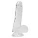 Прозорий фалоімітатор Alive Jelly Dildo Pepito SO3982 фото 1