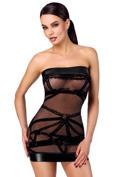 Сукня Noir Handmade F359 Bondesque Off-shoulder mini dress M SX4060 фото
