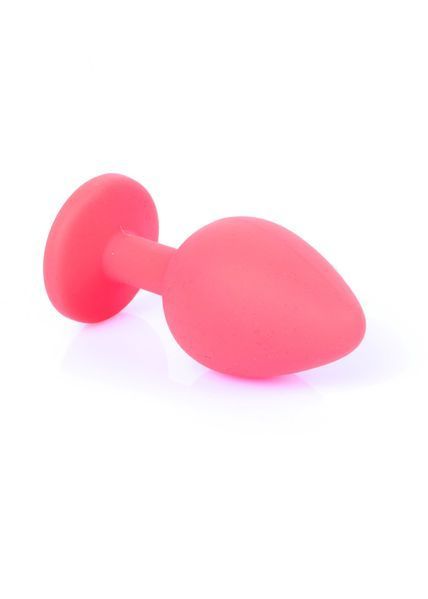 Анальна пробка - Jewellery Silicone Red Plug M Blue 62530064-00084 фото