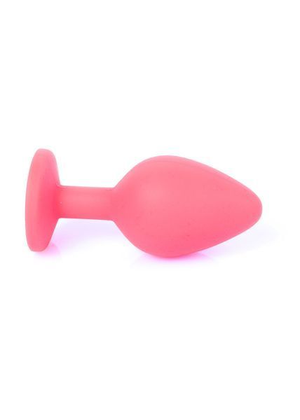 Анальна пробка - Jewellery Silicone Red Plug M Blue 62530064-00084 фото