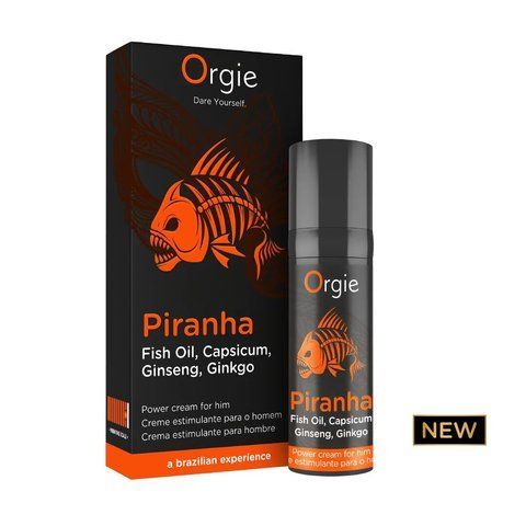 Крем для посилення ерекції Orgie Piranha 15 мл SX4816 фото