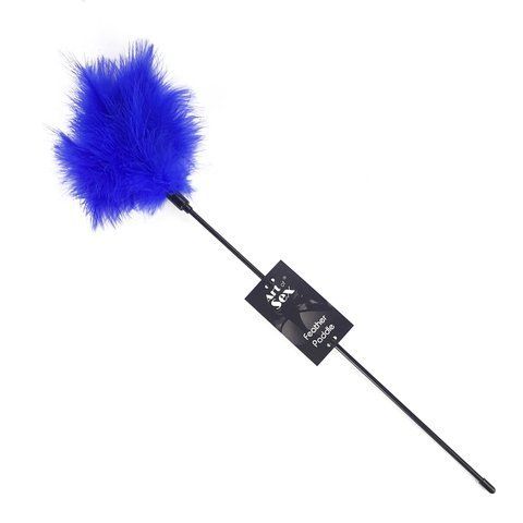 Лоскітка синя Art of Sex - Feather Paddle SO6613 фото