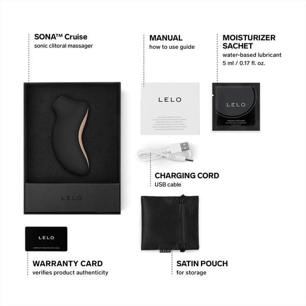 Звуковий стимулятор LELO SONA Cruise Black SX2550 фото