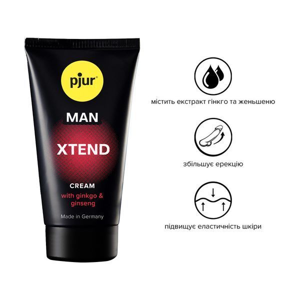 Крем для пеніса стимулювальний pjur MAN Xtend Cream 50 ml PJ12900 фото