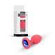 Анальна пробка - Jewellery Silicone Red Plug M Blue 62530064-00084 фото 1