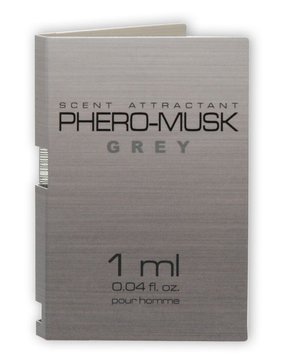 Духи з феромонами для чоловіків PHERO-MUSK Grey, 1 ml 91400065 фото