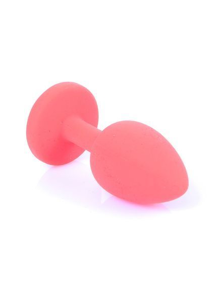 Анальна пробка - Jewellery Silicone Red Plug S Blue 62530064-00080 фото