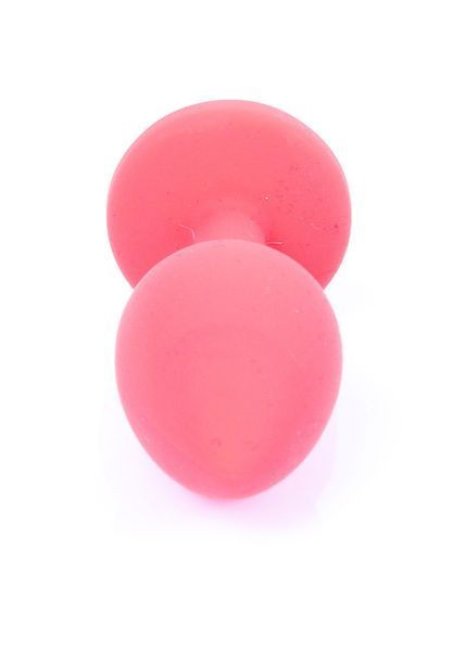 Анальна пробка - Jewellery Silicone Red Plug S Blue 62530064-00080 фото