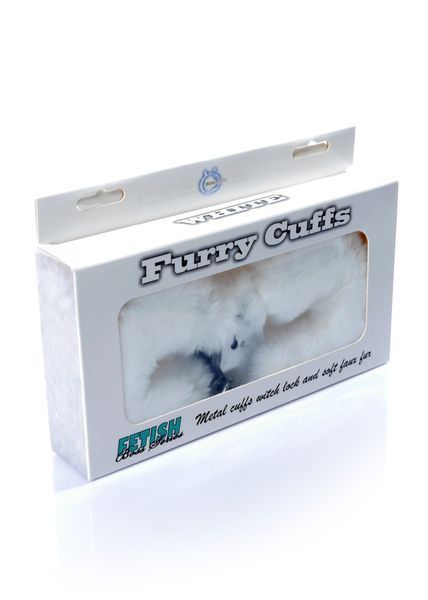 Наручники - Fetish Boss Series Furry Cuffs White 62530061-00006 фото