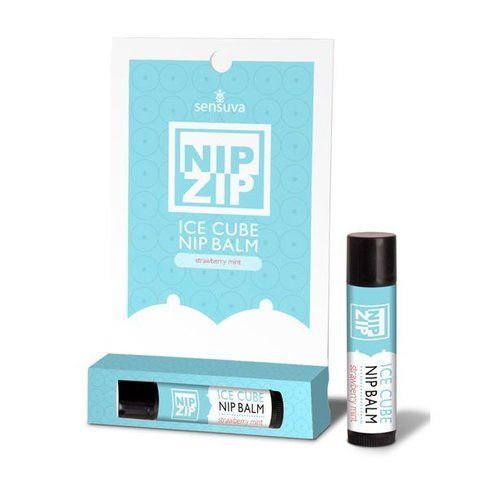 Стимулювальний бальзам для сосків Sensuva &mdash; Nip Zip Strawberry Mint (4 г) SO3179 фото
