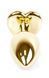 Анальний пробка Boss Series - Jewellery Gold Heart PLUG Green S, BS6400042 BS6400042 фото 6