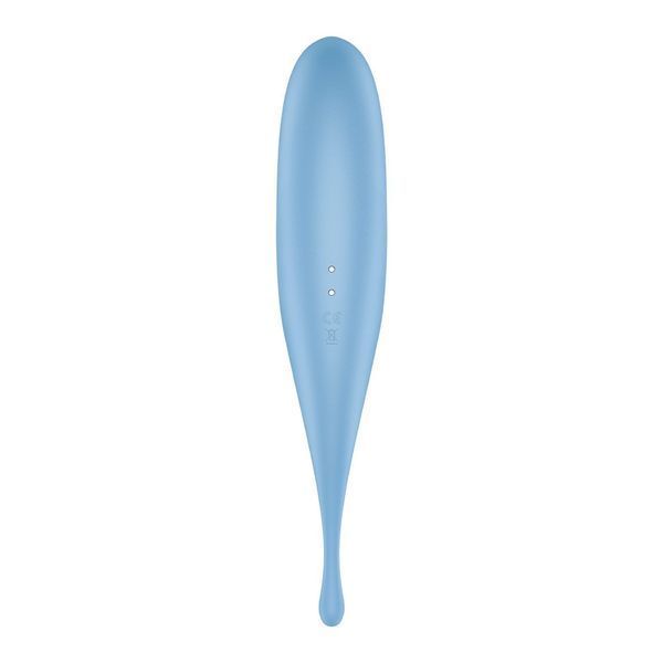 Вібратор для клітора з вакуумною стимуляцією Satisfyer Twirling Pro Blue SO7801 фото