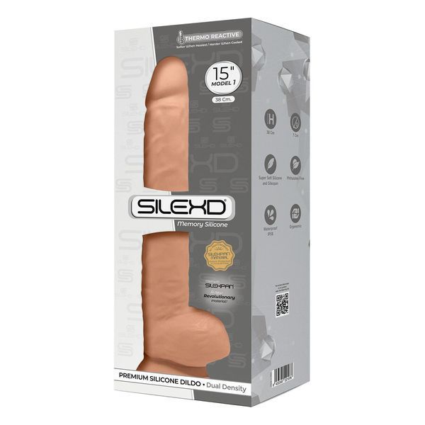 Фалоімітатор SilexD Kingston Flesh (MODEL 15in) SO6029 фото