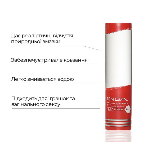 Лубрикант стандартної консистенції Tenga Hole Lotion Real (170 мл) TLH-002 фото