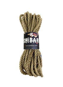 Джутова мотузка для шібарі Feral Feelings Shibari Rope SO4006 фото