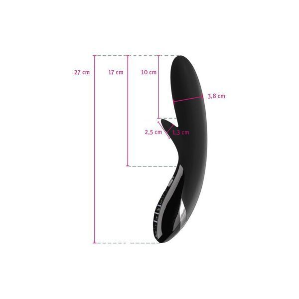 Вібратор-кролик з електростимуляцією Mystim Daring Danny eStim Black SO2988 фото