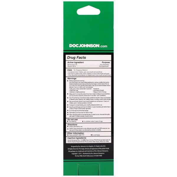 Спрей для мінету Doc Johnson GoodHead DeepThroat Spray - Mystical Mint 59 мл SO2799 фото
