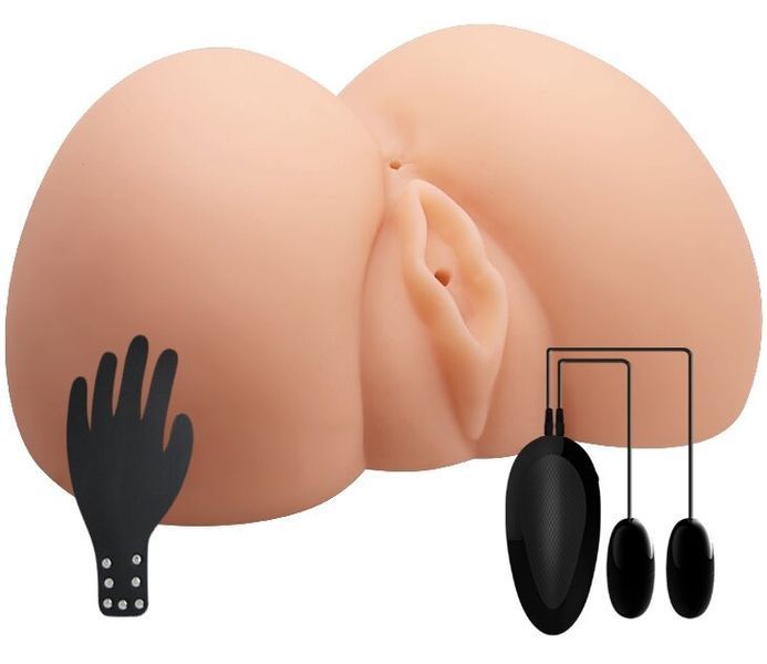 Мастурбатор Вагіна і анус з подвійною вібрацією CRAZY BULL-Judy Vibrating, BM - 009095Z-1 BM-009095Z-1 фото