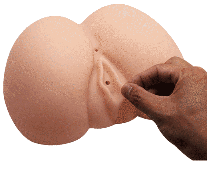Мастурбатор Вагіна і анус з подвійною вібрацією CRAZY BULL-Judy Vibrating, BM - 009095Z-1 BM-009095Z-1 фото