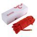 Мотузка для шибарі LOCKINK SEVANDA Shibari Pratice Rope Red, 8 метрів SX0879 фото 2