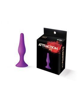 Анальна пробка на присосці MAI Attraction Toys №32 Purple SO4623 фото