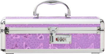 Кейс для зберігання секс-іграшок BMS Factory - The Toy Chest Lokable Vibrator Case Purple SO5562 фото