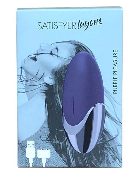 Потужний вібратор Satisfyer Lay-On - Purple Pleasure SO3015 фото