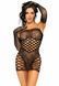 Leg Avenue 2 PC Tube dress and gloves OS Black SO7886 фото 4