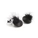 Пестіс - стикини Bijoux Indiscrets Burlesque pasties FEATHER, з пір'ям SO2669 фото 2