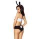 Костюм зайчика MALLOY SET L/XL - Passion, трусики, топік і вушка EL12801 фото 2